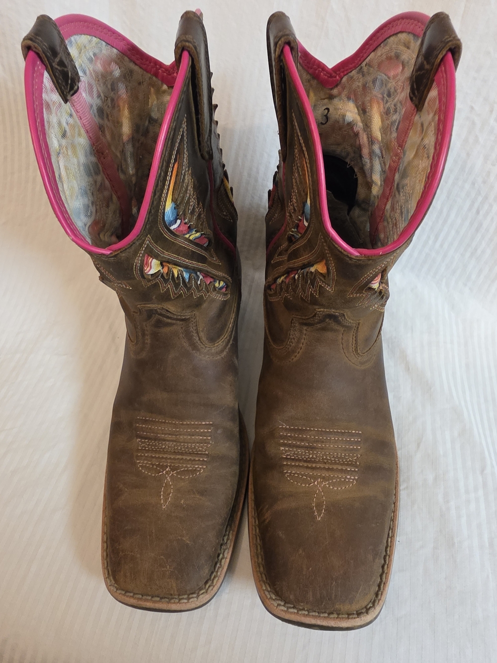 Ariat Kids' Quickdraw VentTEK Western Cowboy Boots - Picture 4 of 9